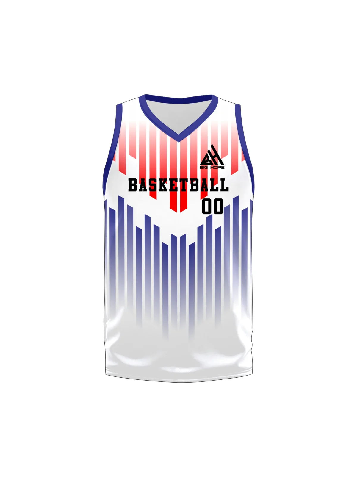 V Neck Basketball Jersey