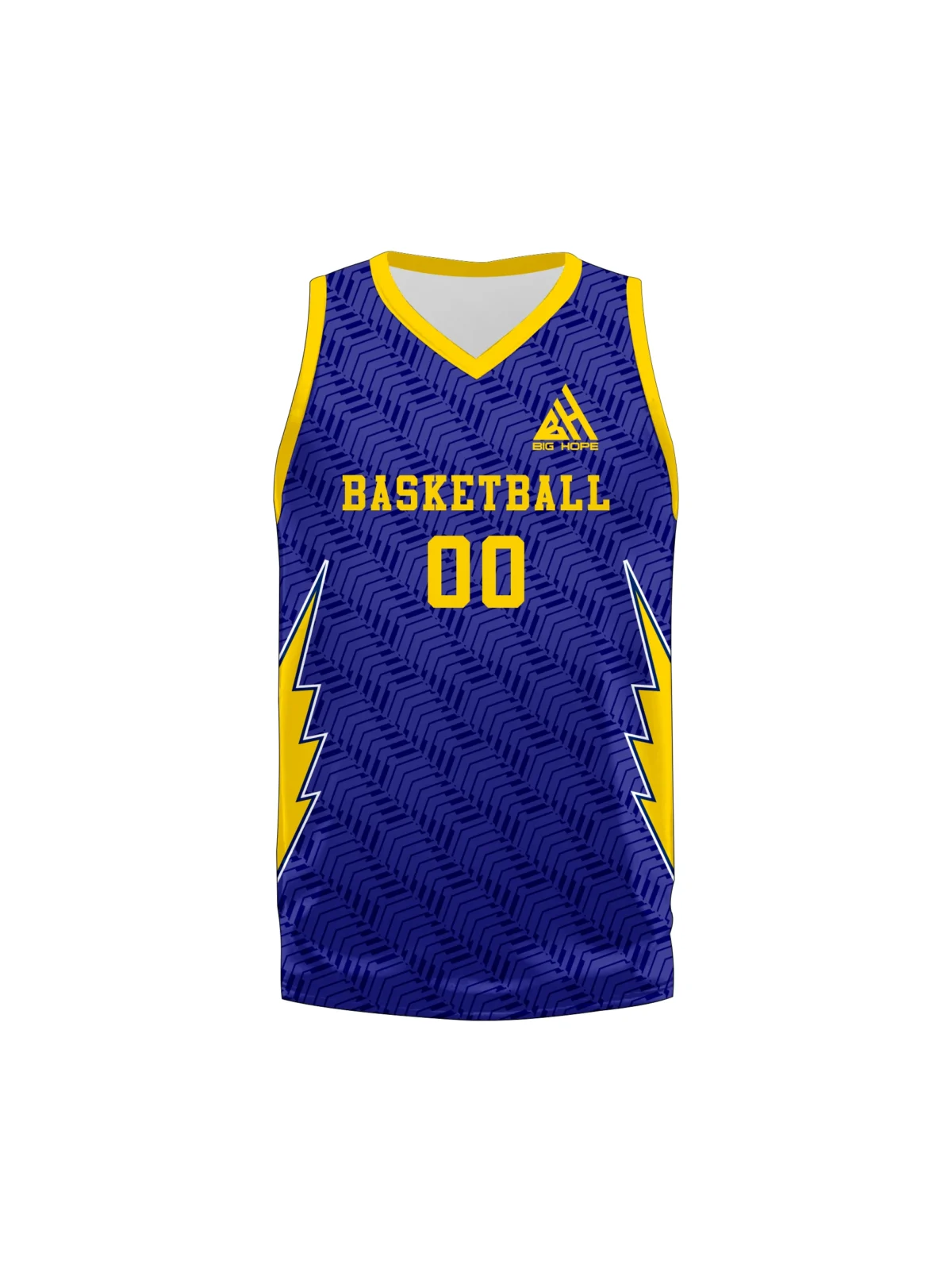 V Neck Basketball Jersey
