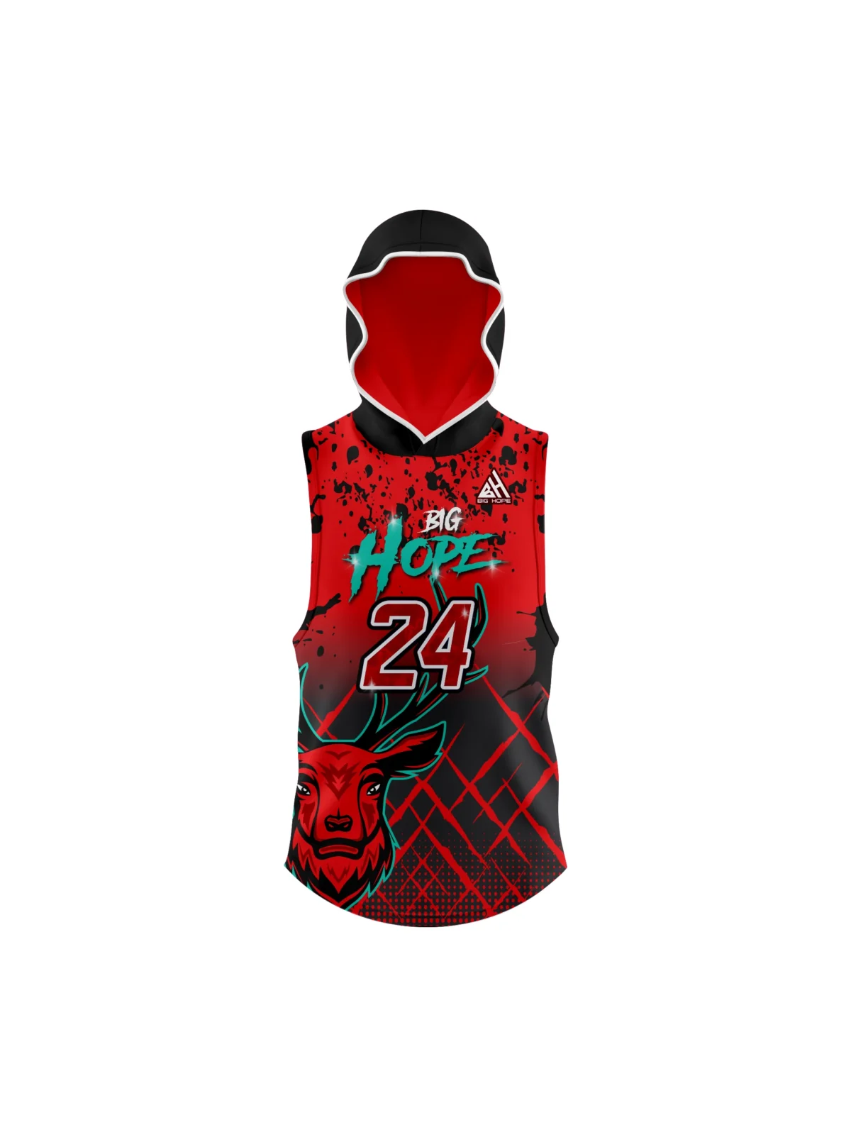 Custom 7v7 Sleeveless Hooded Jerseys