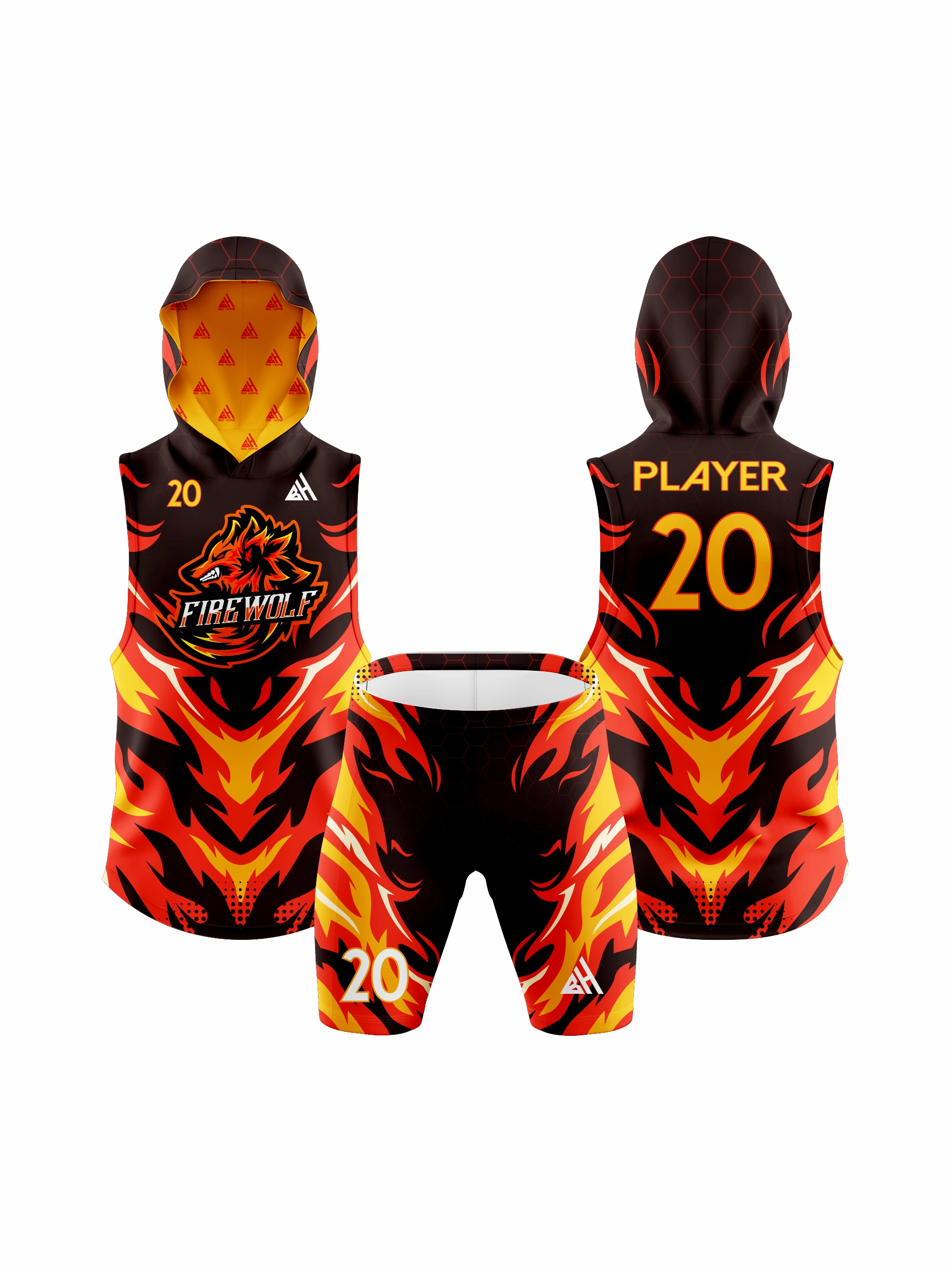 Custom 7v7 Hooded Uniforms - Image 8